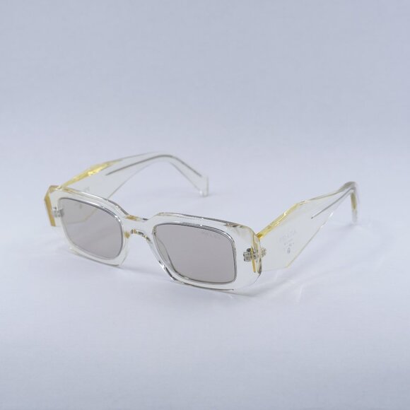 🕶️ New Prada PR17WS 19X30N Sunglasses - Transparent Champagne Frame - Picture 1 of 11